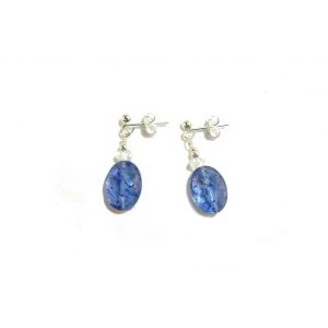 Deep Blue Faceted Tanzanite Drop Earrings Deep Blue Faceted Tanzanite Drop Earrings